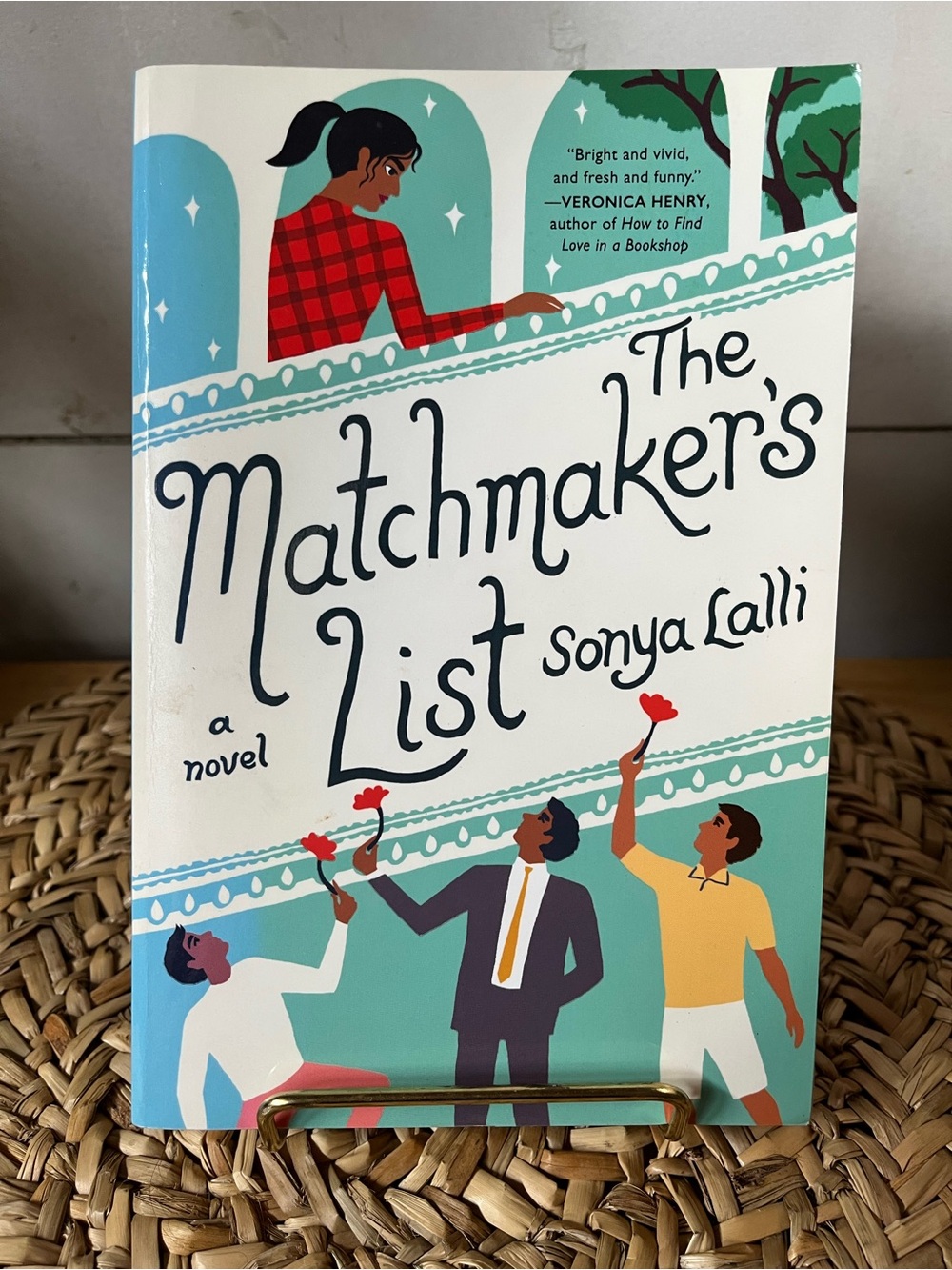 The Matchmaker's List by Sonya Lalli - Colorful Illustrated Paperback